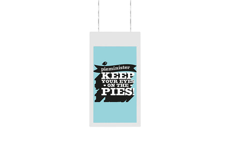 Allsee Hanging Double-Sided Window Display