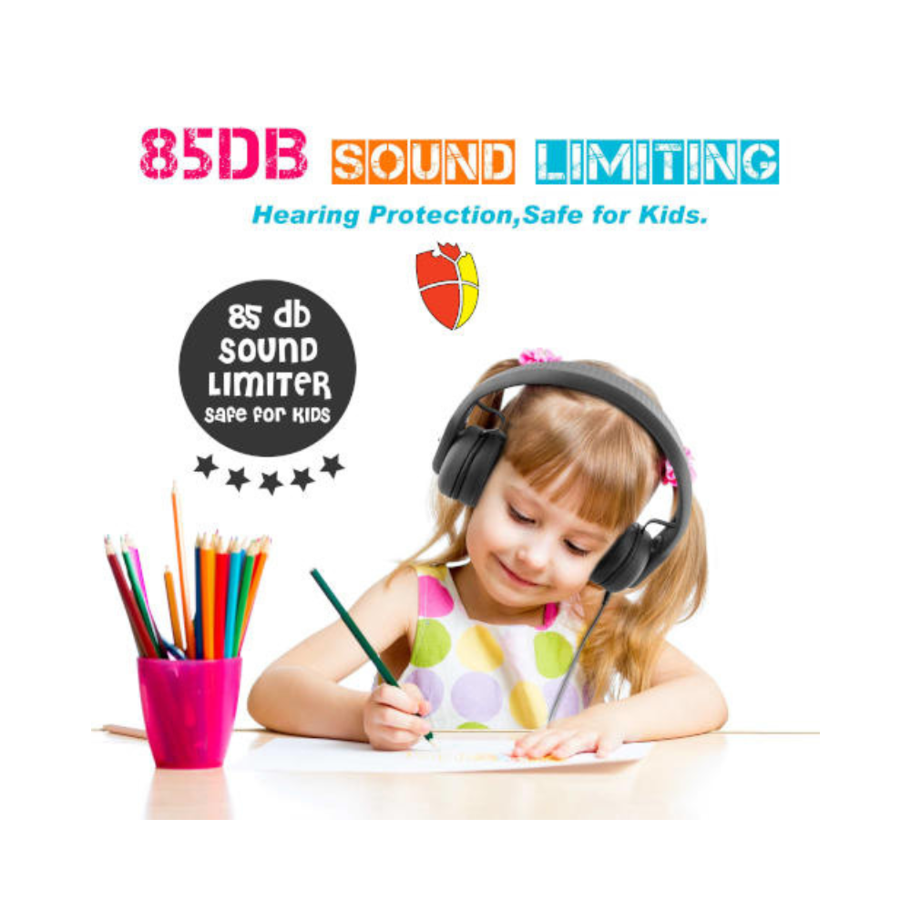 Classroom Headphone Set (32 Unbreakable, 4 Pole Black)