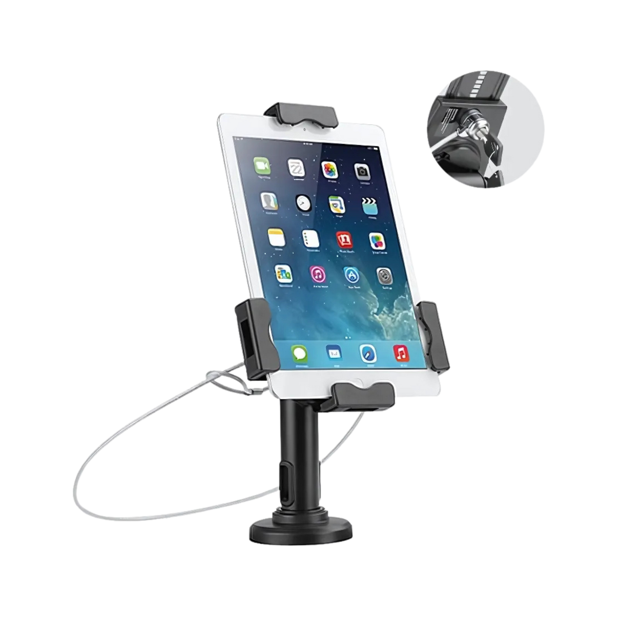 Anti Theft Universal iPad & Tablet Desktop Stand