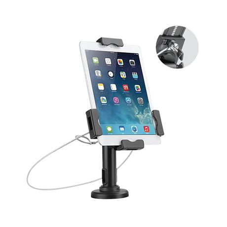 Anti Theft Universal iPad & Tablet Desktop Stand