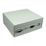 4 Port Wall Mounted Metal Box with AV Modular Couplers