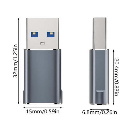 USB 3 male to USB C Female converter