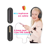 Classroom Headphone Set (24 Unbreakable, 4 Pole Black)