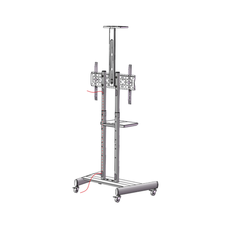 Mobile Screen Trolley Max weight 50Kgs