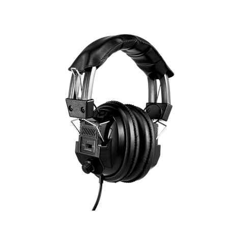 Quality Black Stereo Headphones with vol ctrl on earpiece