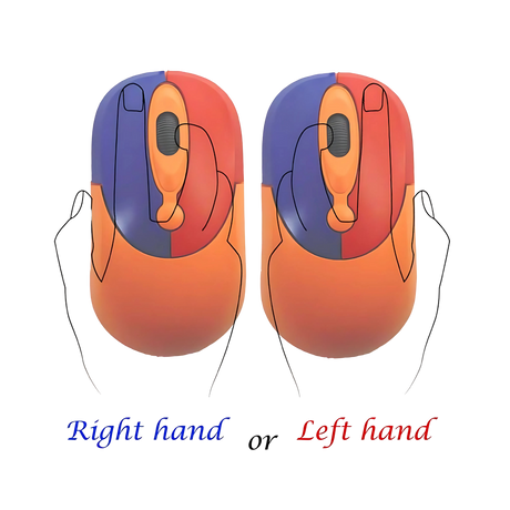 Easy2Use Childrens Small Size Computer Starta Mouse USB - Orange