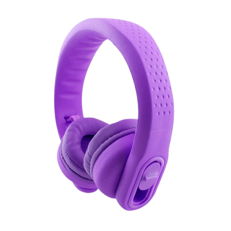 Classroom Headphone Set (24 Almost Unbreakable Purple, 4 Pole, USB, or USB-C)