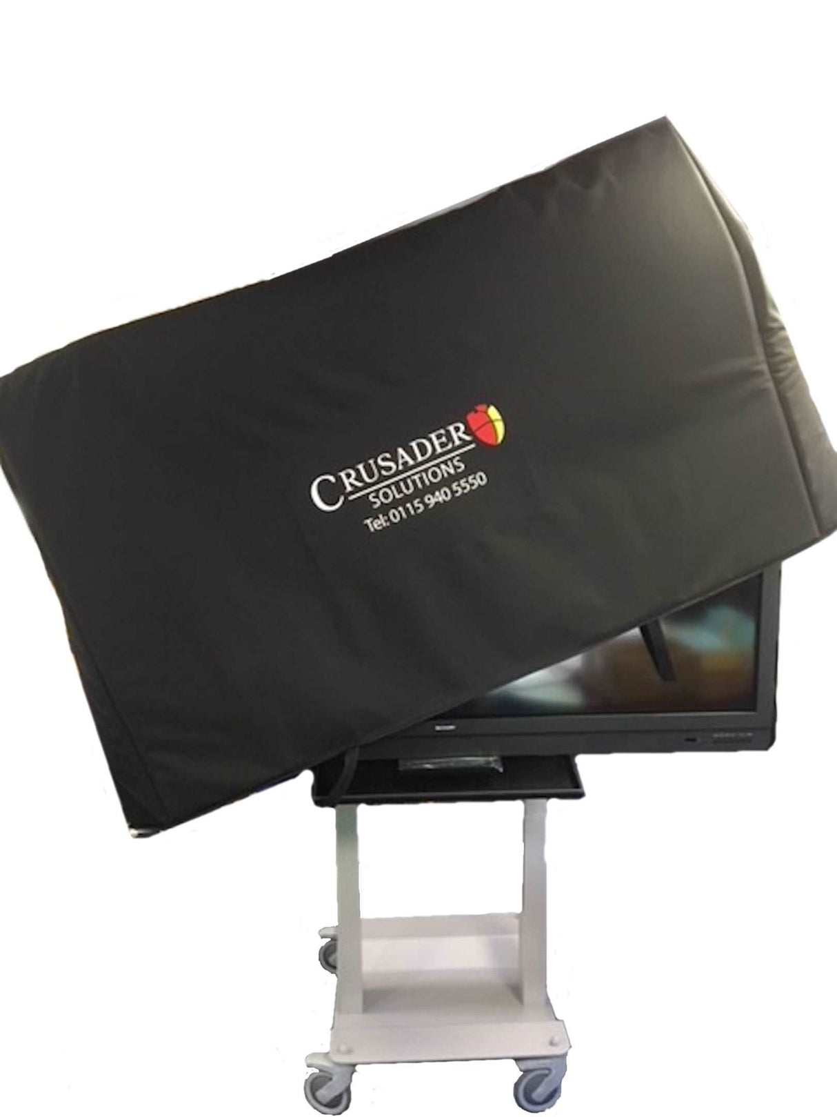 Padded Protective Cover for a 65" Mobile Screen