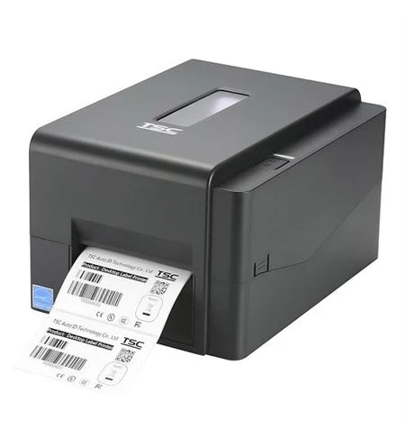 TSC TE210BT 4" wide thermal transfer desktop printer with ethernet, USB and Bluetooth
