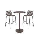 Breeze Poseur Bar Table and Bar Chair Set