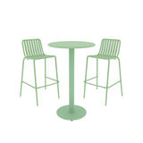 Breeze Poseur Bar Table and Bar Chair Set