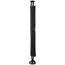 Fabric Cable Spine With Zip & Weighted Base Black 750H