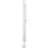 Fabric Cable Spine With Zip & Weighted Base White 750H
