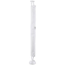 Fabric Cable Spine With Zip & Weighted Base White 750H