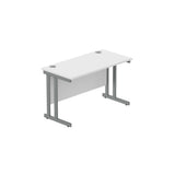 Office Rectangular Desk with Steel Double Upright Cantilever Frame (FSC)