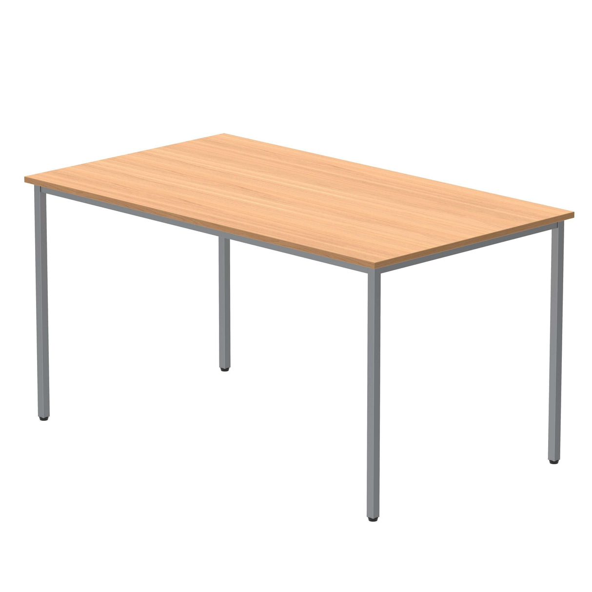 Office Rectangular Multi-Use Table  | 1400X800 | Norwegian Beech/Silver