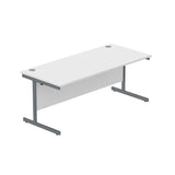 Office Rectangular Desk with Steel Single Upright Cantilever Frame  1800
