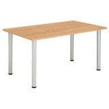 Core Pole Leg Rectangular Meeting Table