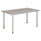 Core Pole Leg Rectangular Meeting Table