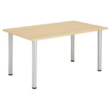 Core Pole Leg Rectangular Meeting Table