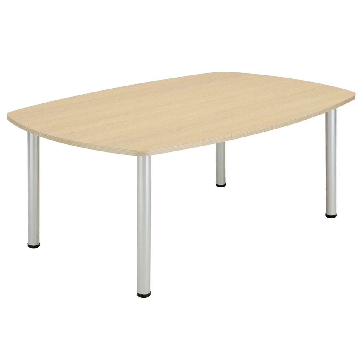 Core Pole Leg Barrel Shaped Meeting Table