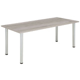 Core Pole Leg Rectangular Meeting Table