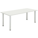 Core Pole Leg Rectangular Meeting Table