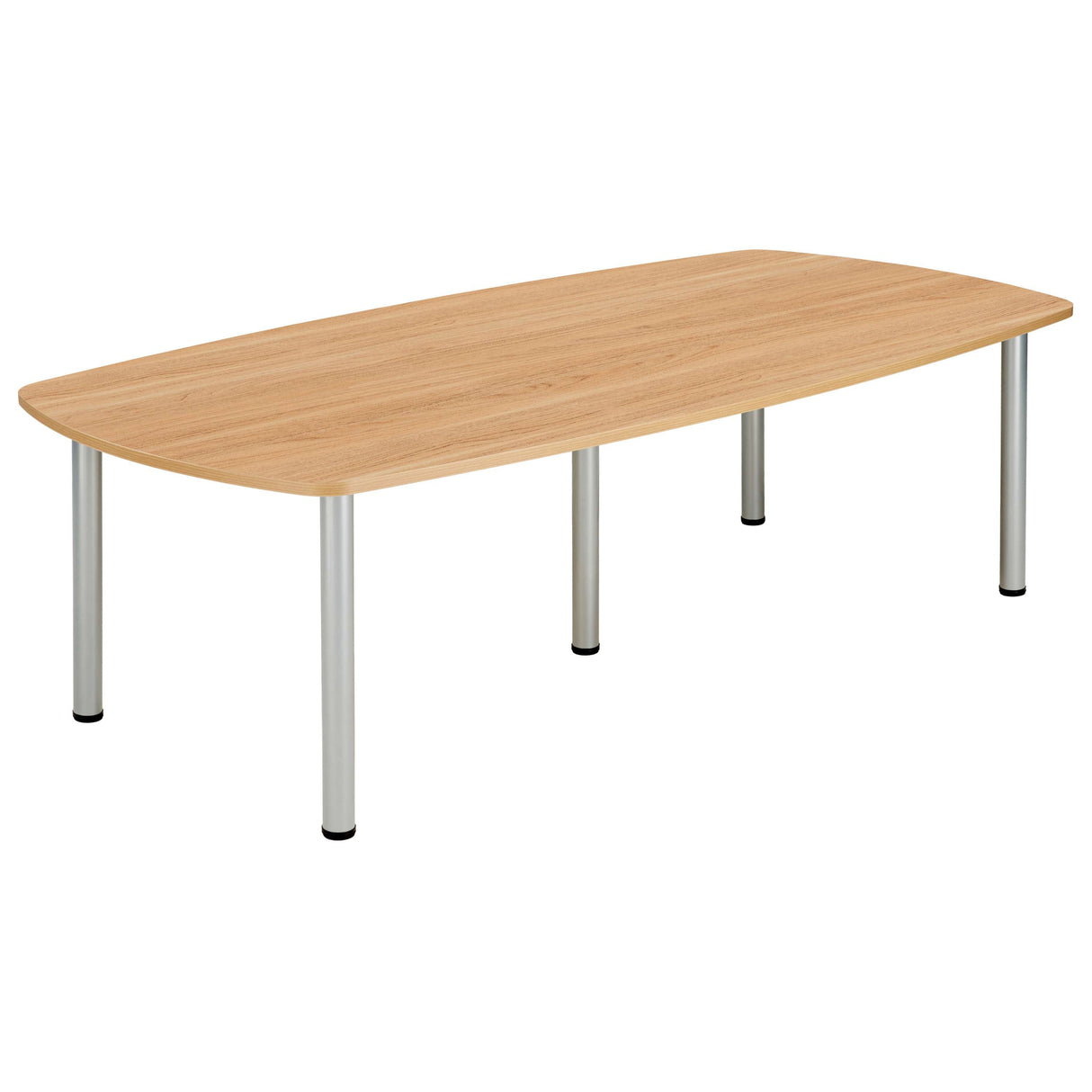 Core Pole Leg Barrel Shaped Meeting Table