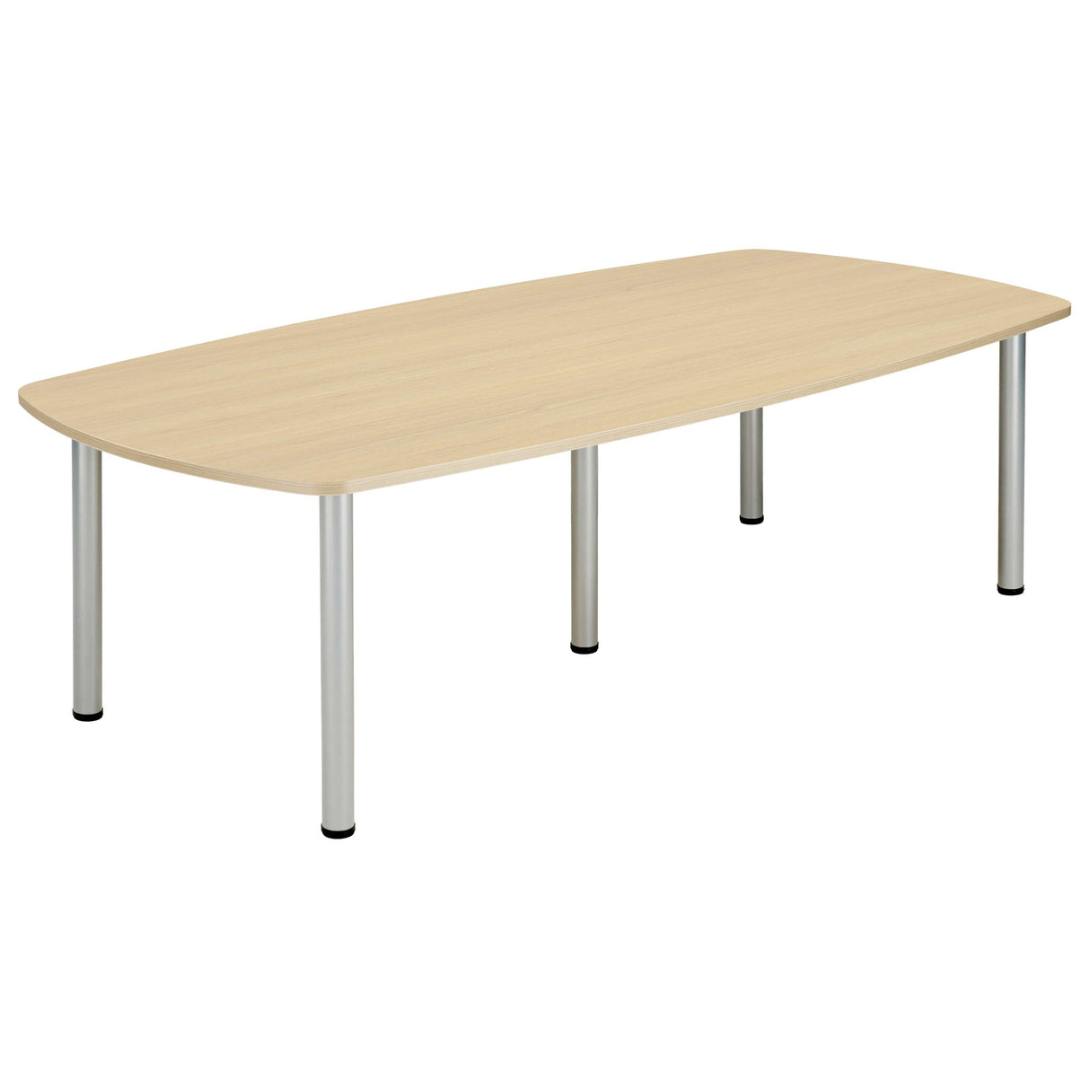 Core Pole Leg Barrel Shaped Meeting Table
