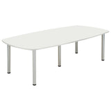 Core Pole Leg Barrel Shaped Meeting Table