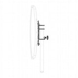 Adapts DML500 to a standard speaker pole