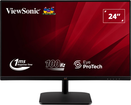 ViewSonic 24" Full HD 100Hz IPS Monitor with DisplayPort, HDMI and VGA