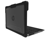 Protective Hard Shell case for HP G8/G9 Chromebook 11, 11.6 black/clear