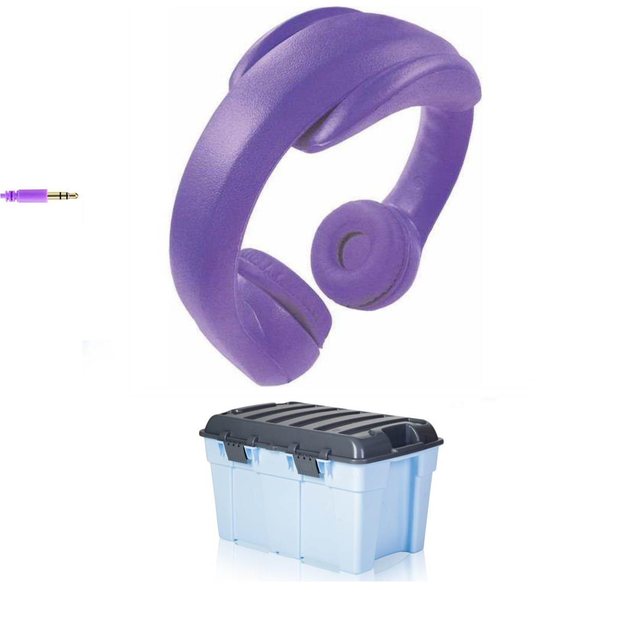 Classroom Headphone Set (32 Classic Unbreakable Purple)