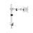 CORE DESKTOP MONITOR ARM SINGLE I WHITE
