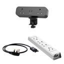 Malmo On Desk Power Bundle Black