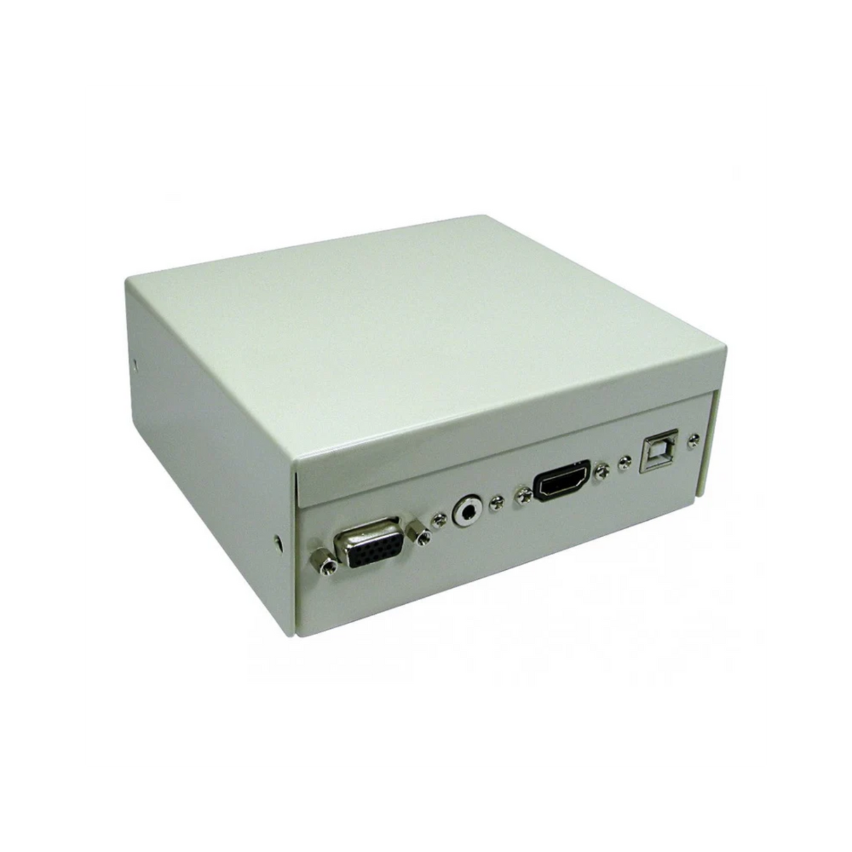 4 Port Wall Mounted Metal Box with AV Modular Couplers