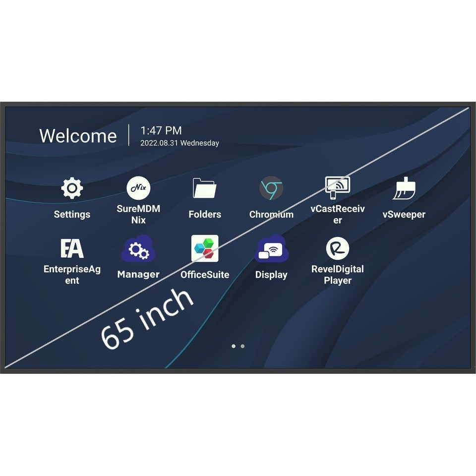 ViewSonic CDE6530 65" 4K Commercial/Presentation Display