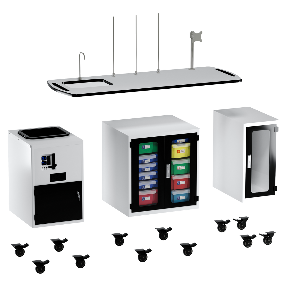 Wacebo Mobile Scientific Lab Self-Contained + Storage Side Modular