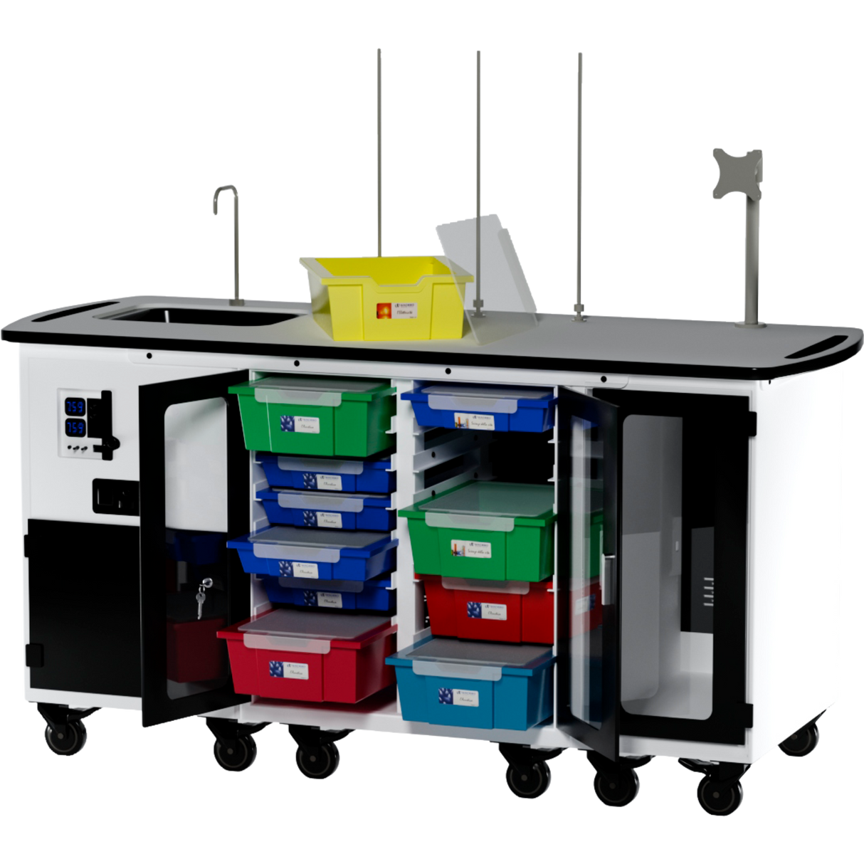 Wacebo Mobile Scientific Lab Self-Contained + Storage Side Modular