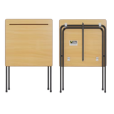 Zlite Premium Safety Folding Exam Desk