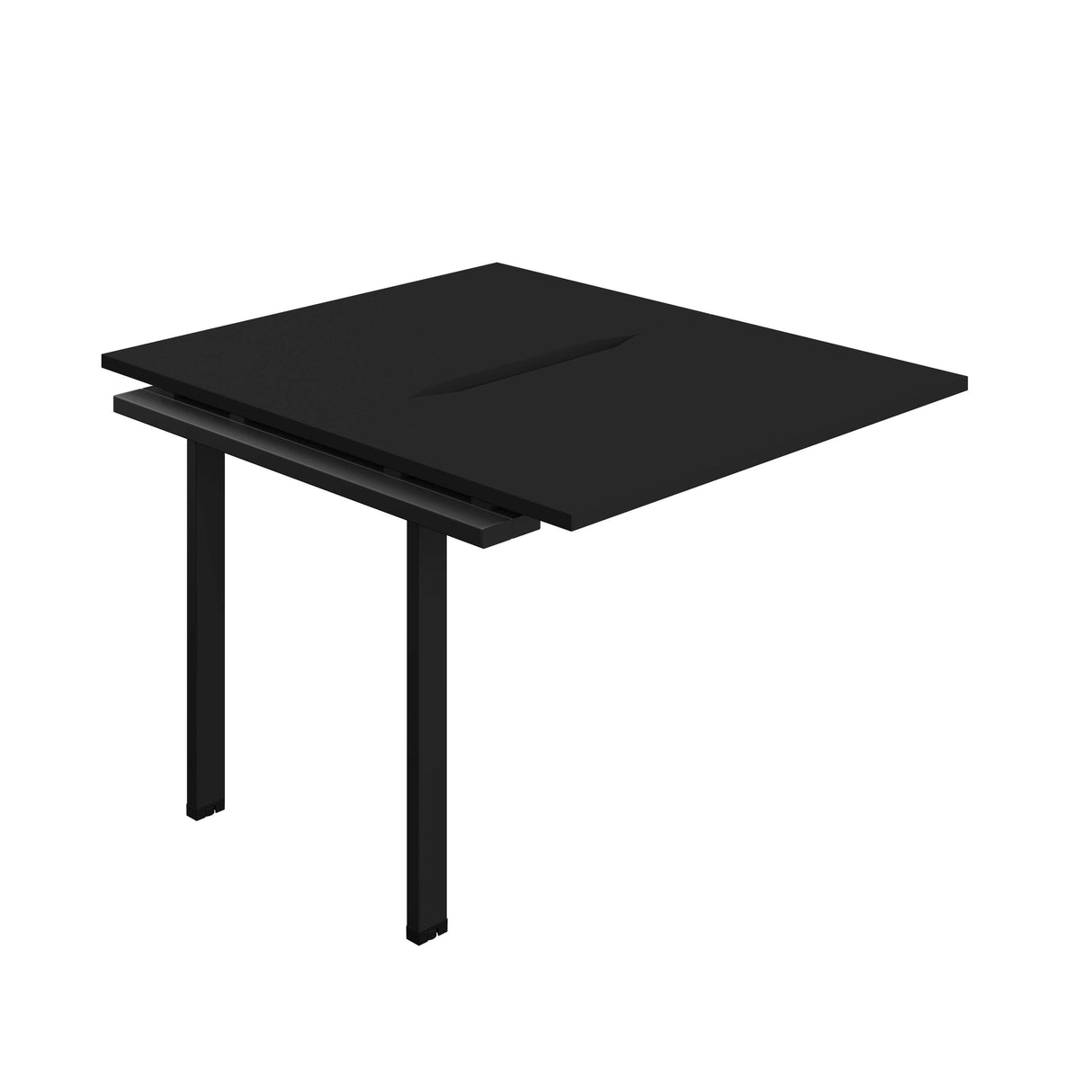 Synergy Bench Extension with Cut Out: 2 Person  : 1000 | 700 | Black/Black