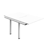 Synergy Bench Extension with Cut Out: 2 Person  : 1000 | 800 | White/White