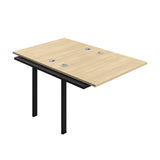 Synergy Bench Extension with Cable Ports: 2 Person  : 1000