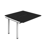 Synergy Bench Extension with Cut Out: 2 Person  : 1200 | 700 | Black/White