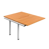 Synergy Bench Extension with Cut Out: 2 Person  : 1200 | 800 | Unlimited/White