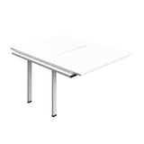Synergy Bench Extension with Cut Out: 2 Person  : 1200 | 800 | White/White
