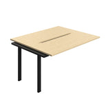 Synergy Bench Extension with Cut Out: 2 Person  : 1400 | 600 | Maple/Black