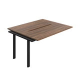 Synergy Bench Extension with Cut Out: 2 Person  : 1400 | 700 | Dark Walnut/Black