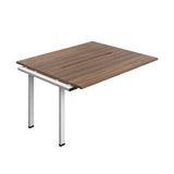 Synergy Bench Extension with Cut Out: 2 Person  : 1400 | 700 | Dark Walnut/White